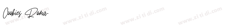Cookies Roma字体转换